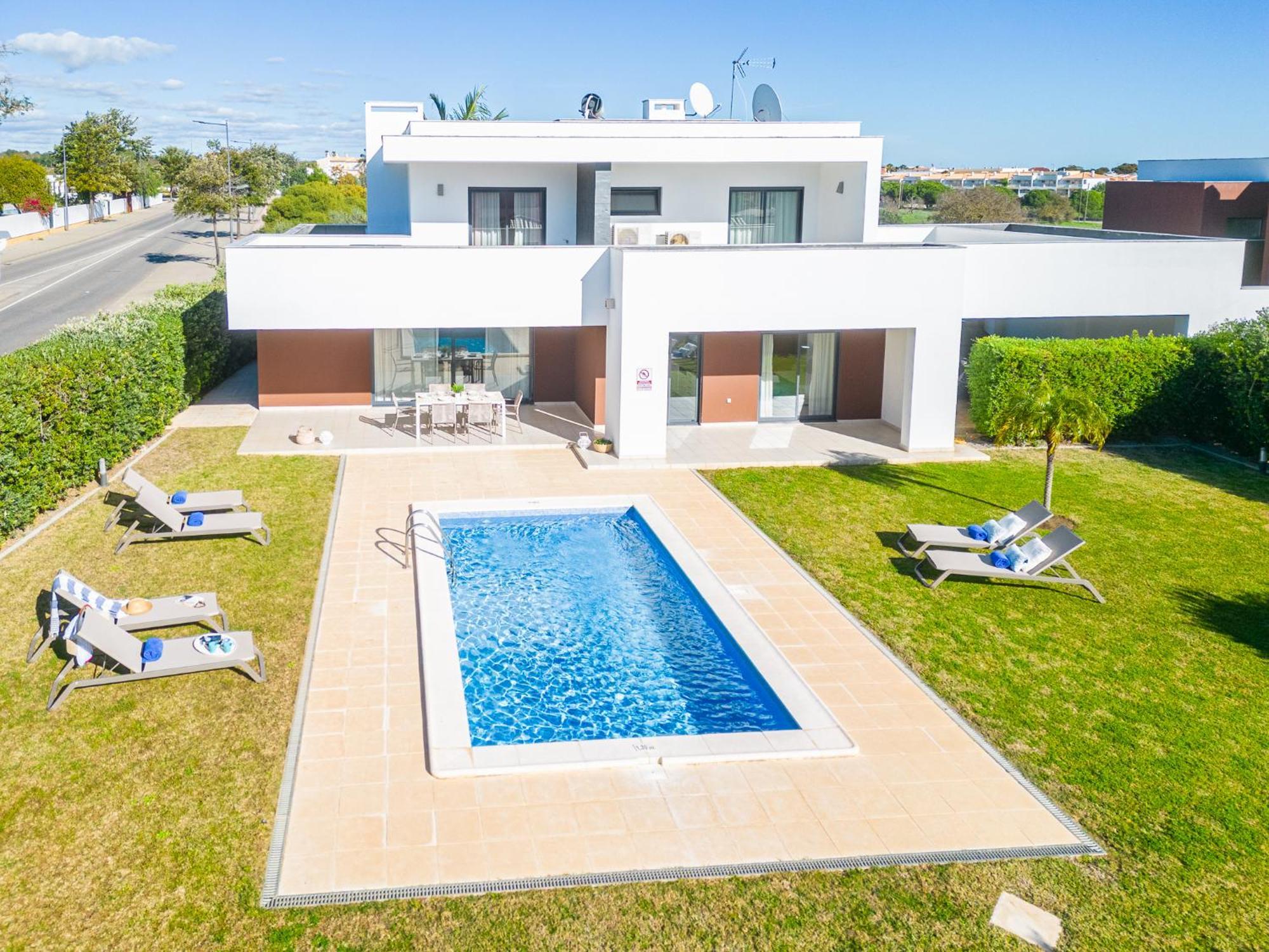 Villas Novochoro - Large Garden- Heatable Pool Albufeira Exterior photo