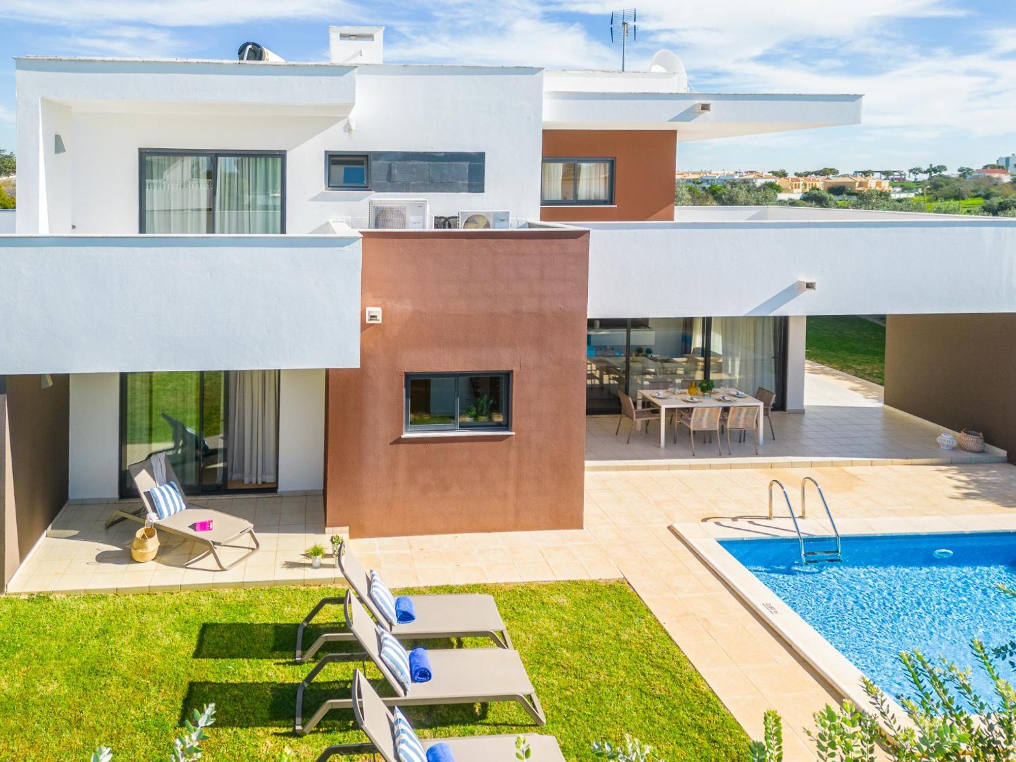 Villas Novochoro - Large Garden- Heatable Pool Albufeira Exterior photo